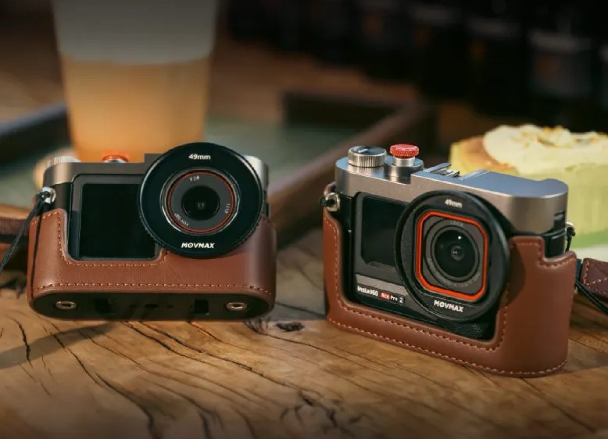 Casing Movmax Vintage Cage berbalut kulit sintetis menyulap action cam modern jadi kamera compact retro
