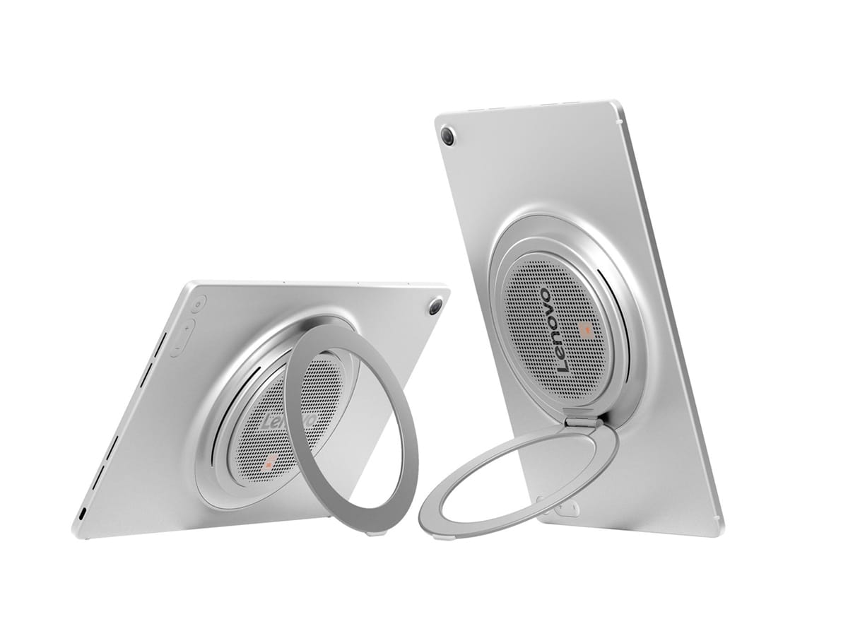 Desain bagian belakang dan stand Lenovo Tab Plus Gen 2