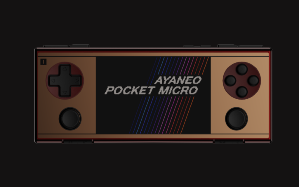 Desain fisik konsol handheld seri Ayaneo Pocket Micro