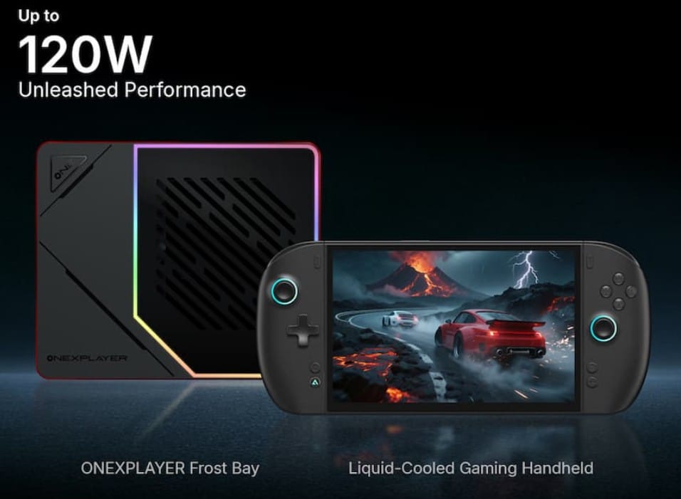 Dock pendingin cair Frost Bay untuk OneXPlayer X2 Mini Pro