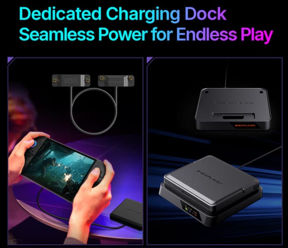 Dock pengisian daya untuk OneXPlayer X2 Mini Pro