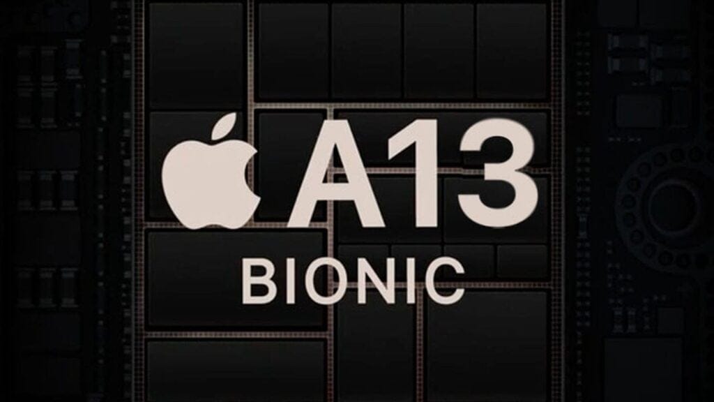 Ilustrasi chip Apple Bionic yang menjadi fokus kerentanan keamanan perangkat keras