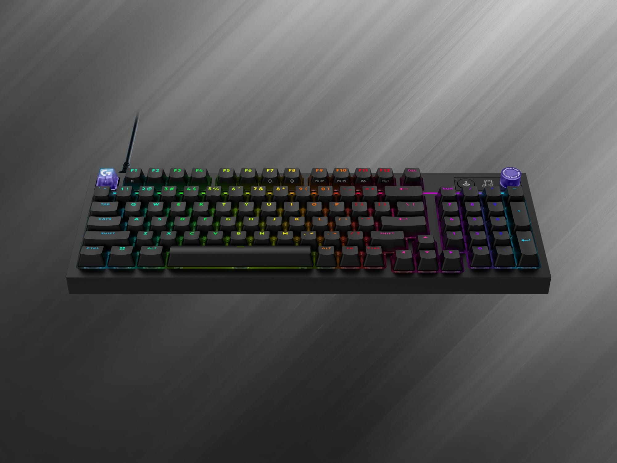 Keyboard gaming Logitech G316 X varian warna hitam