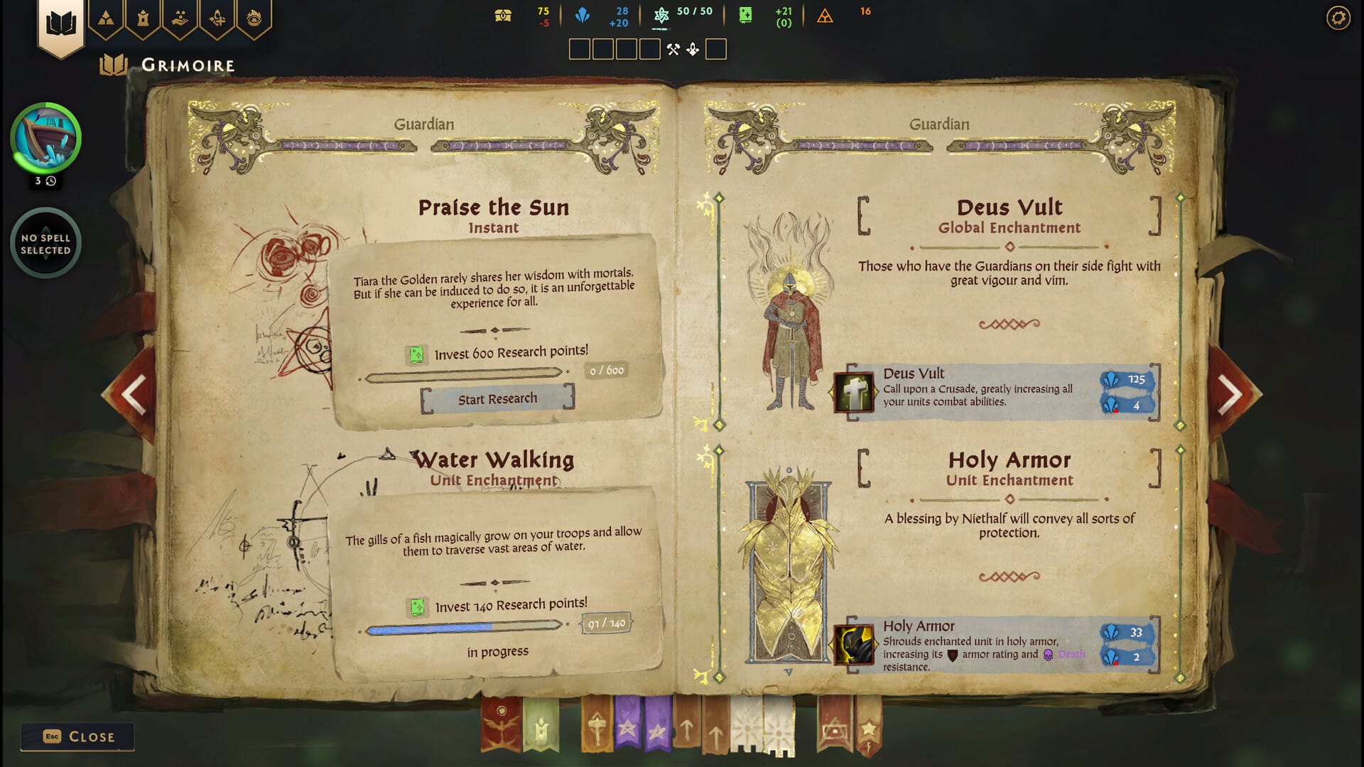 Pertempuran taktis di SpellForce: Conquest of Eo, menampilkan unit dan medan perang.