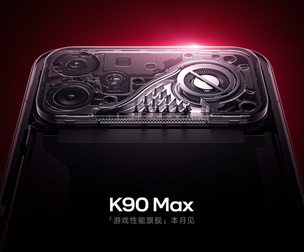Poster promosi Redmi K90 Max sebagai pembanding performa