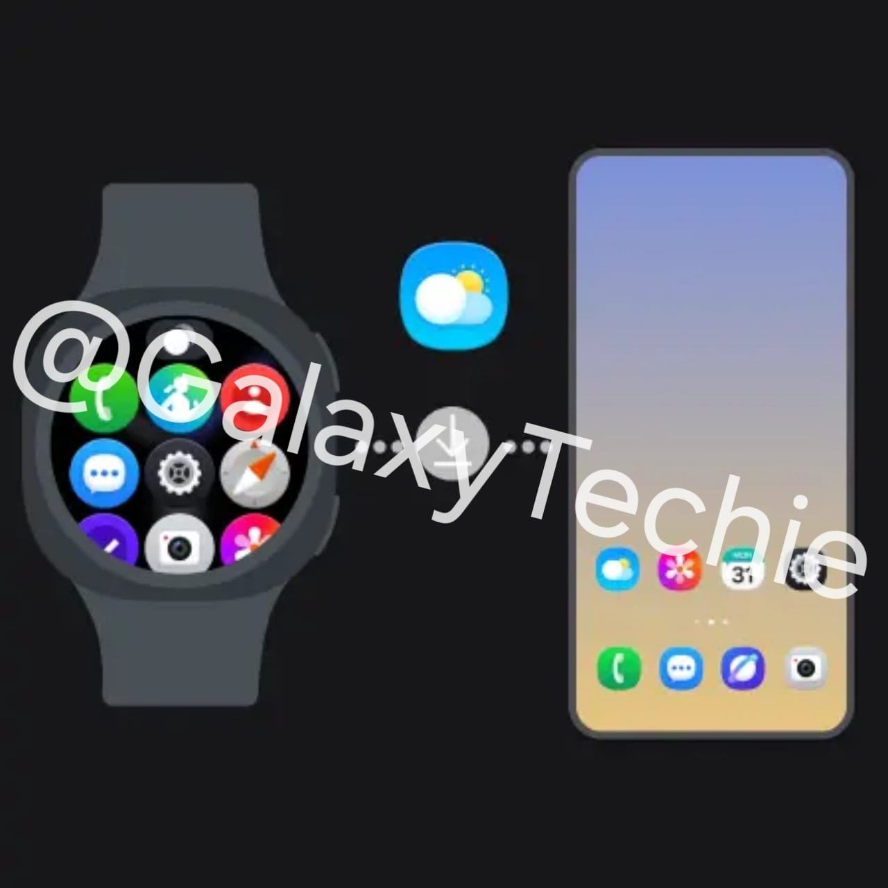 Render bocoran Galaxy Watch Ultra 2 dengan aksen tombol oranye