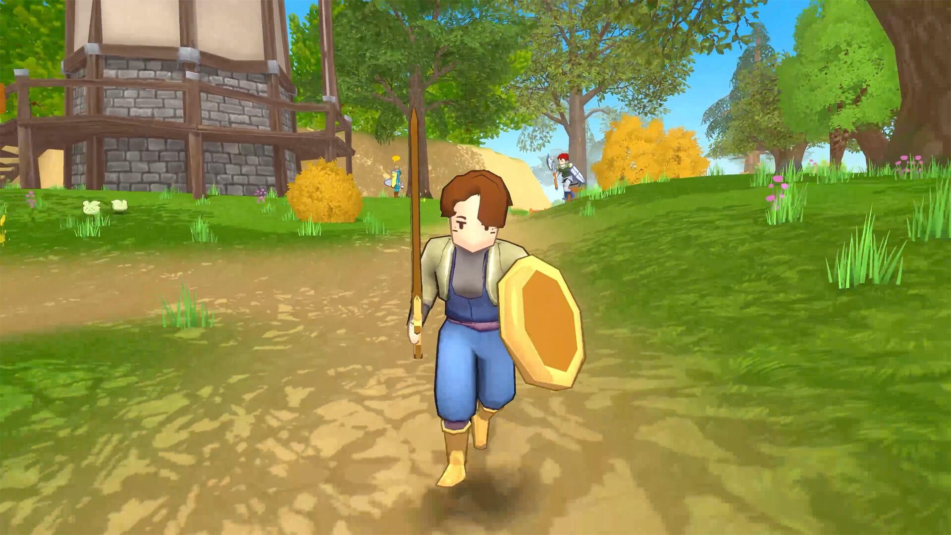 Screenshot dari MMORPG old-school Eterspire di Steam