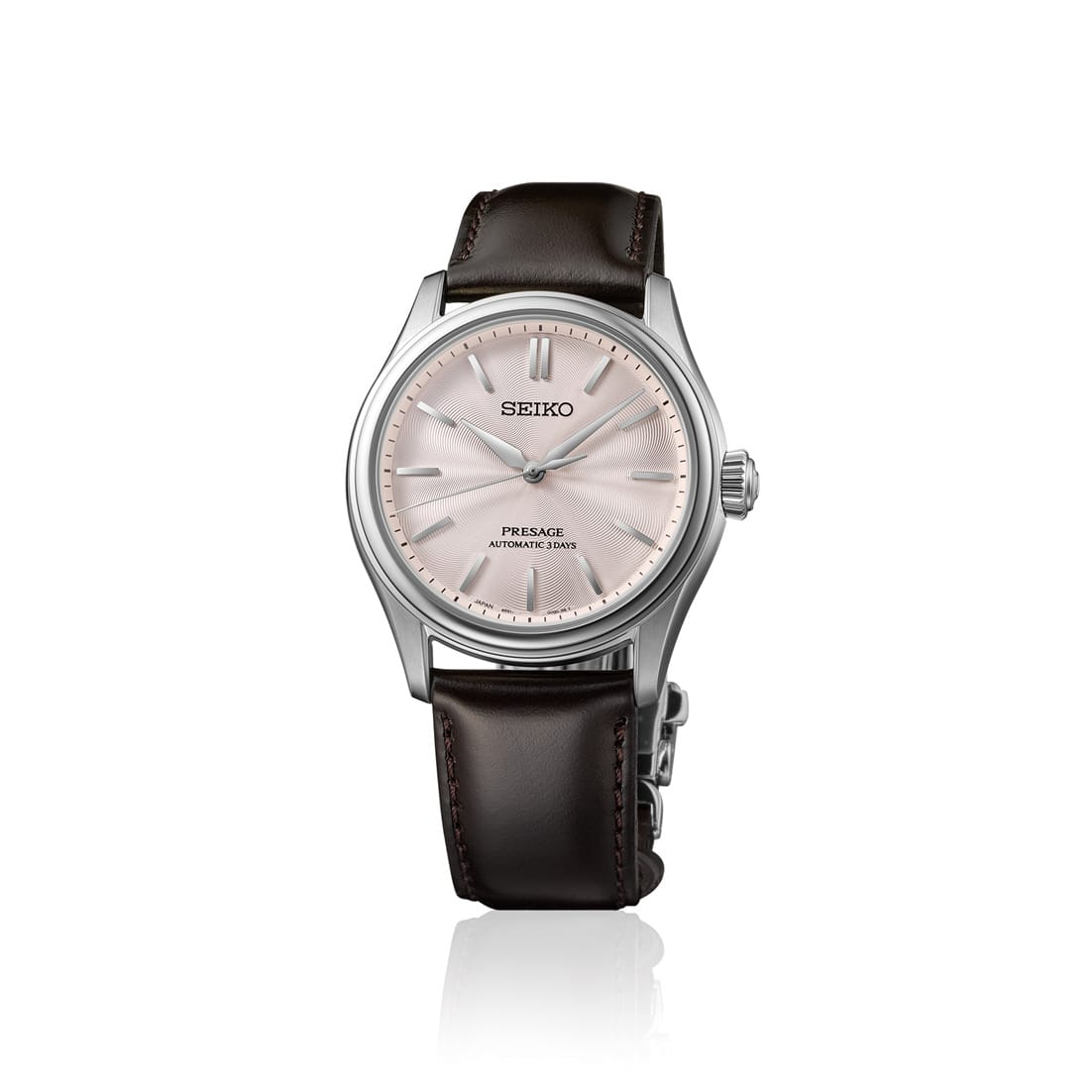 Seiko Presage Classic Series varian merah muda