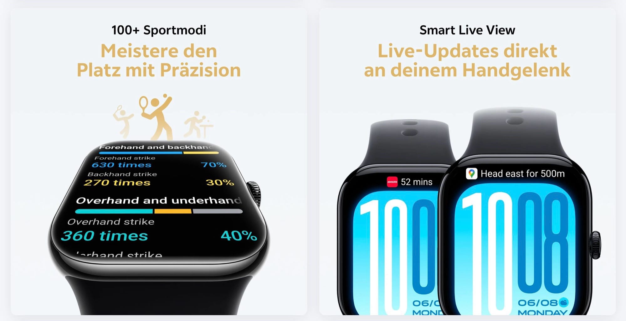 Tampilan antarmuka Vivo Watch GT 2