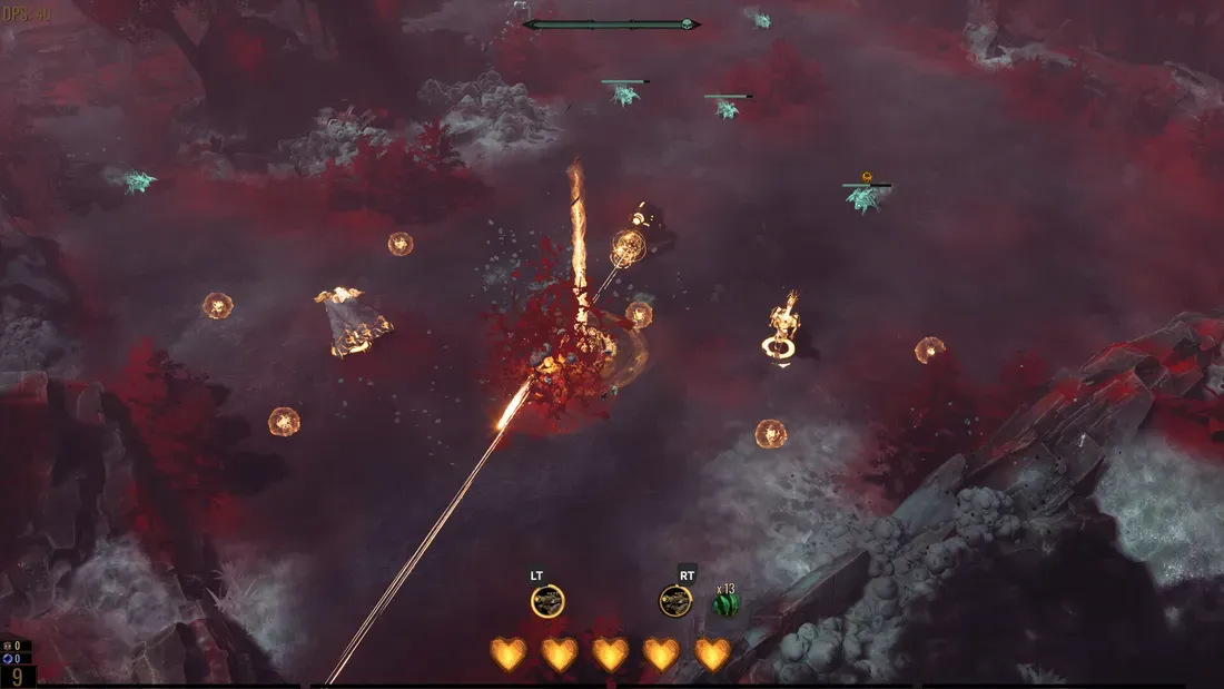 Tangkapan layar gameplay Archons saat dua karakter melawan musuh