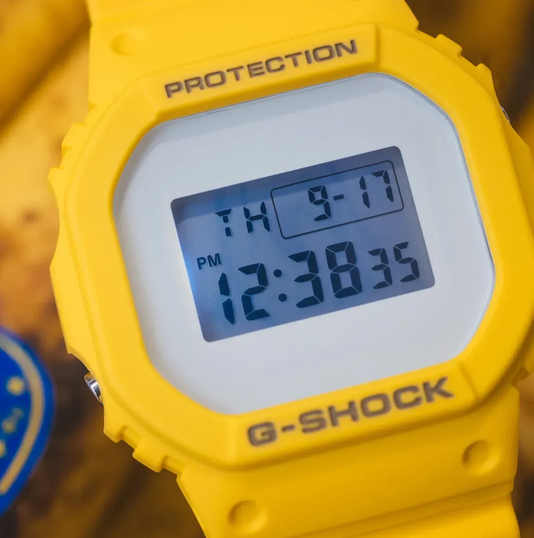 Detail maskot Shawty with Freckles pada Casio G-Shock Yamagata's Finest