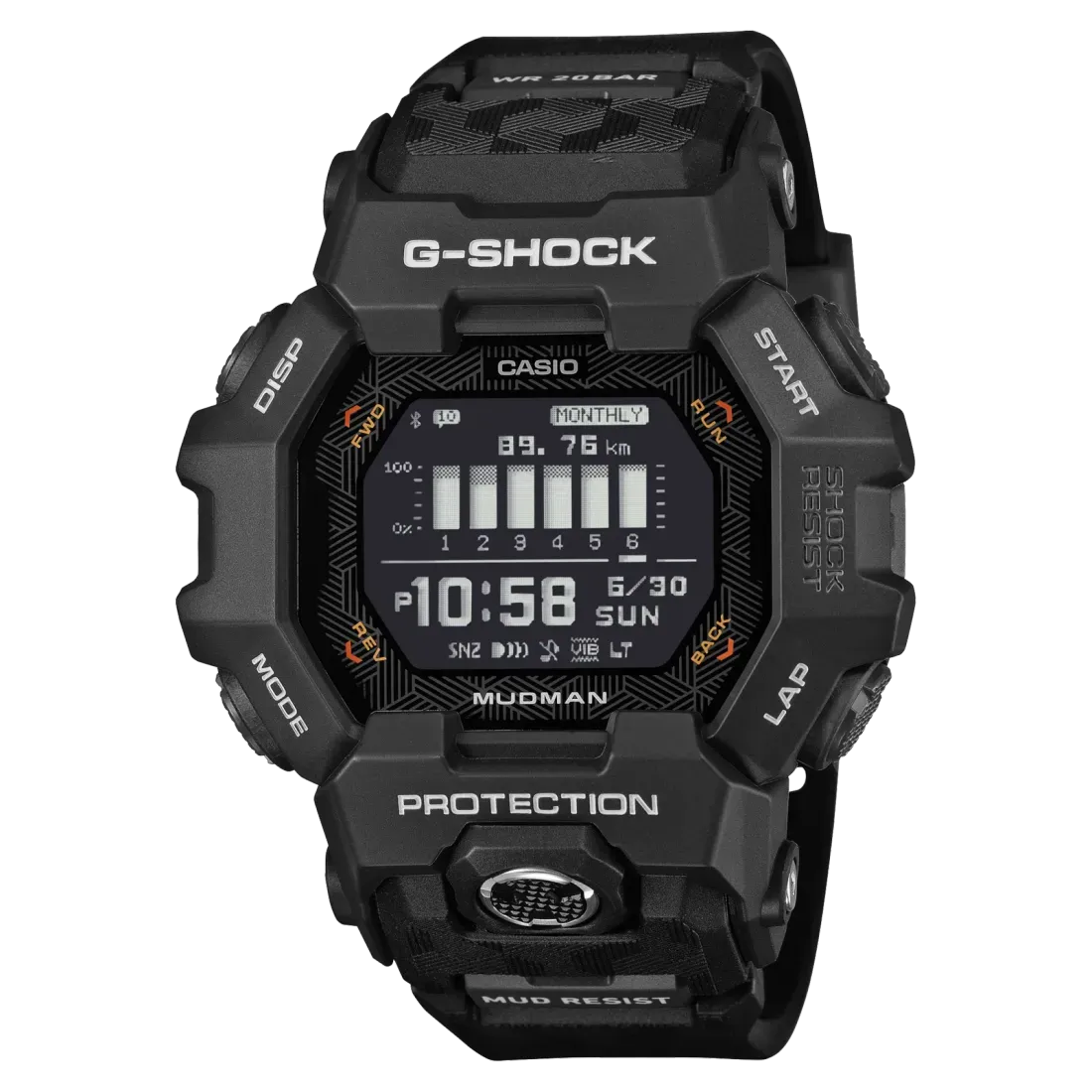 Casio Mudman GDG-B100 varian warna hitam