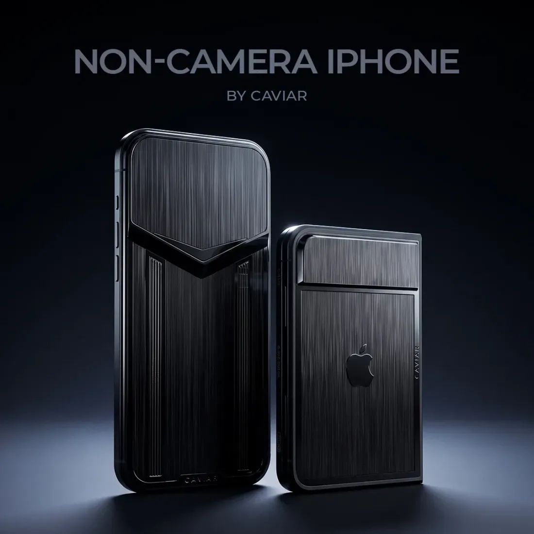 Caviar iPhone 18 Pro dan iPhone Duo Black Edition dengan panel titanium hitam