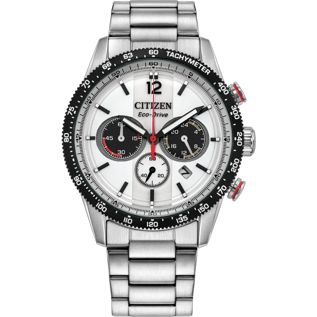 Ilustrasi ca4714 55a catalog Citizen CA4714-55A Hadir dengan Bezel Tachymeter Hitam