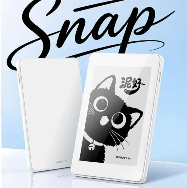 Desain tipis Honor Life S3 dengan layar e-ink