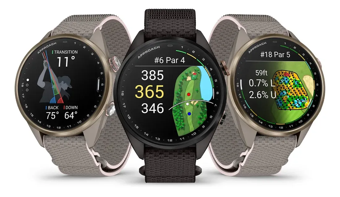 Tampilan desain Garmin Approach S72