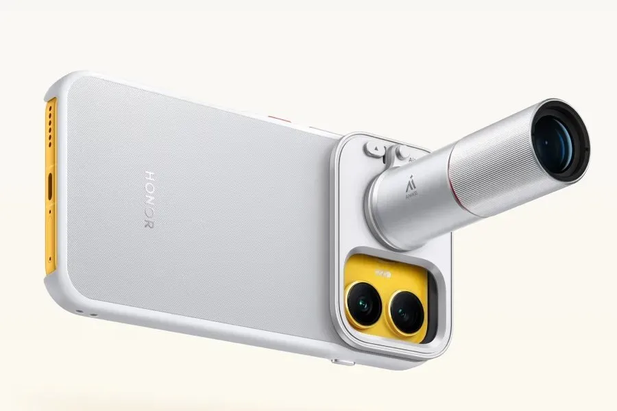 Kamera telefoto Honor Magic9 dengan dukungan telekonverter 200mm