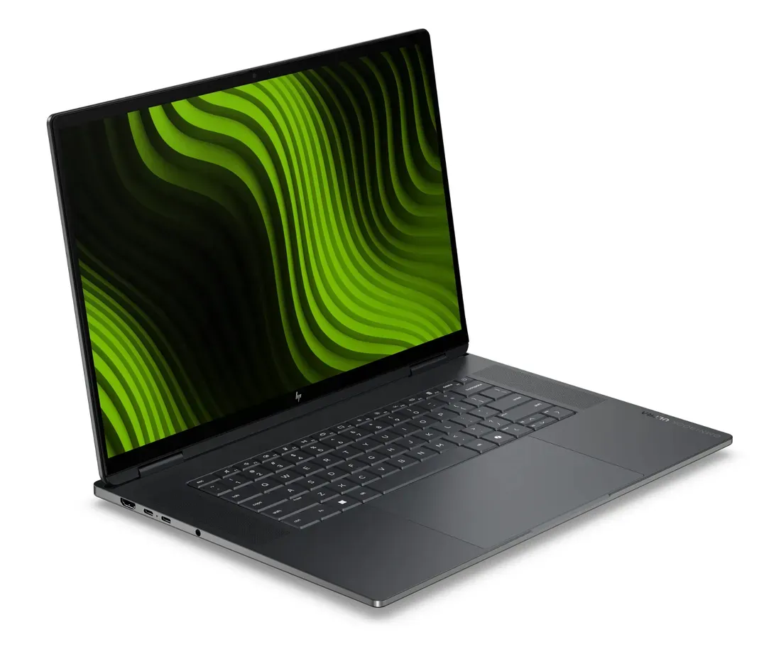 Profil sisi samping HP OmniBook Ultra 16