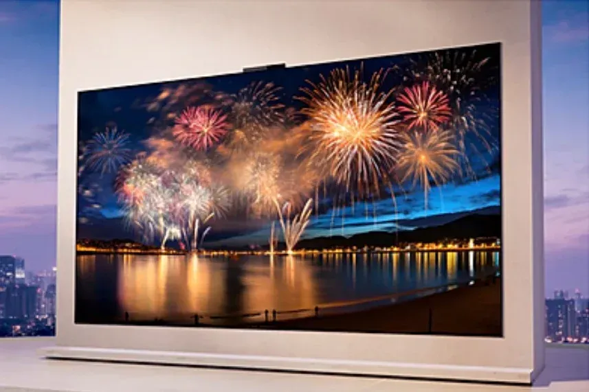 Desain bezel tipis Huawei Mate TV 2