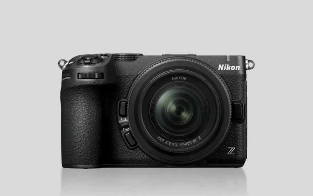 Tampilan kamera Nikon Z5IIC dengan dial mode pemotretan