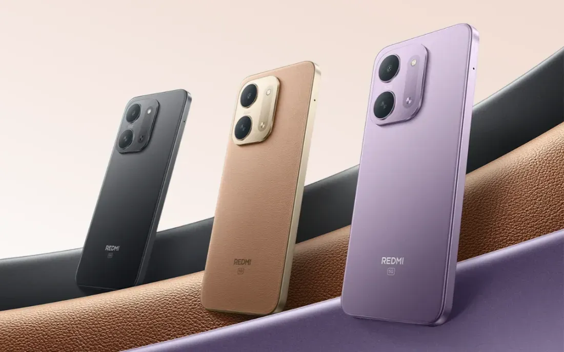 Desain bodi belakang Redmi 17C 5G varian warna menarik