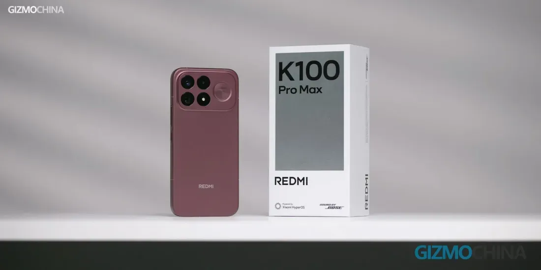 Tampilan bodi belakang Redmi K100 Pro Max
