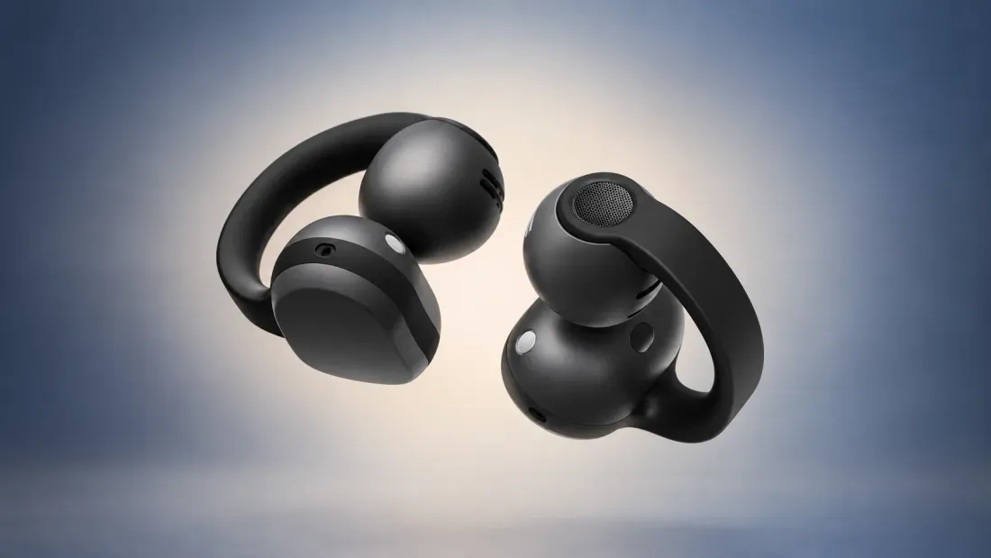 Tampilan detail earbud clip-on Samsung Galaxy Buds On