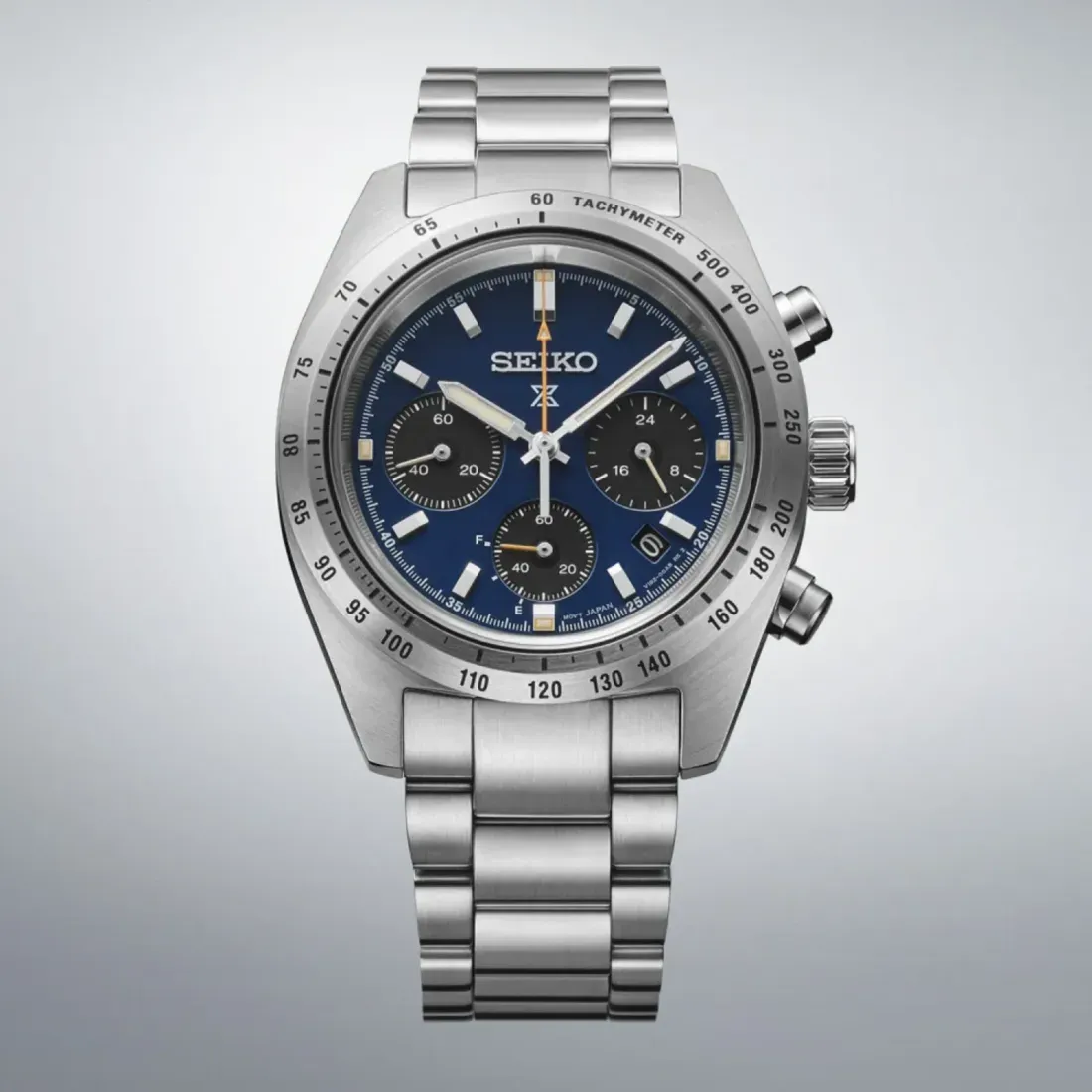 Detail Dial Midnight Blue Seiko Prospex Speedtimer HBJ008P1