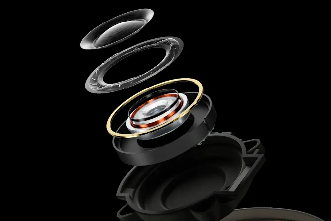 Diafragma carbon fiber dan SST edge pada headphone Technics EAH-A1000