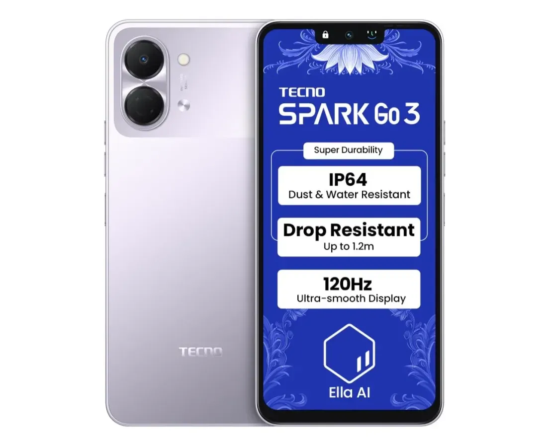 Tecno Spark 50 5G dengan baterai 6500mAh
