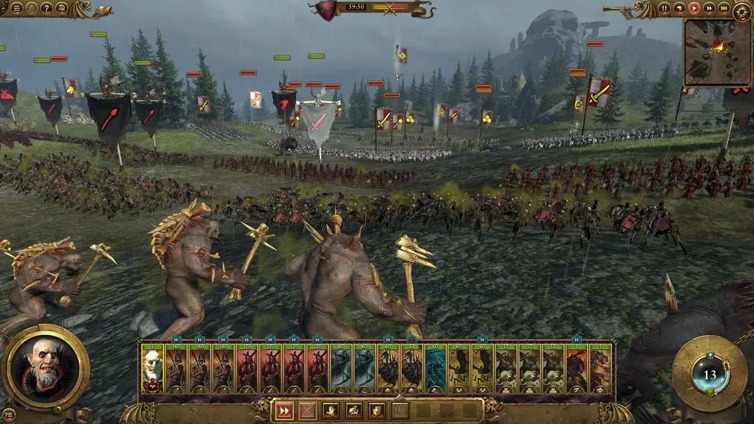 Formasi pasukan tentara di Total War: Warhammer