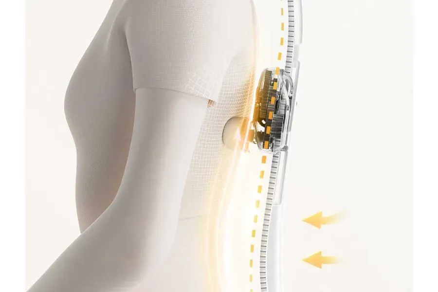 Penggunaan pemanas grafena Xiaomi Mijia Smart Waist and Back Massager