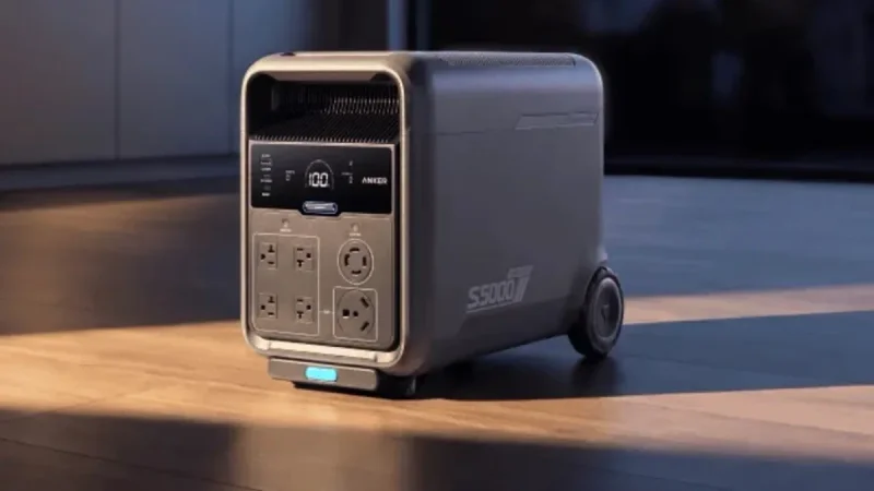 Anker SOLIX S5000 Rilis Bawa Baterai 5.024Wh dan Pengisian 99 Menit