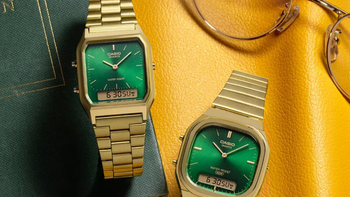 Casio AQ-240EG-3A dan AQ-230GA-3AMQY jam tangan hibrida