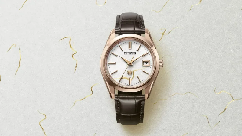 Citizen AQ4106-00B Hadir dengan Dial Kertas Jepang dan Bodi Titanium
