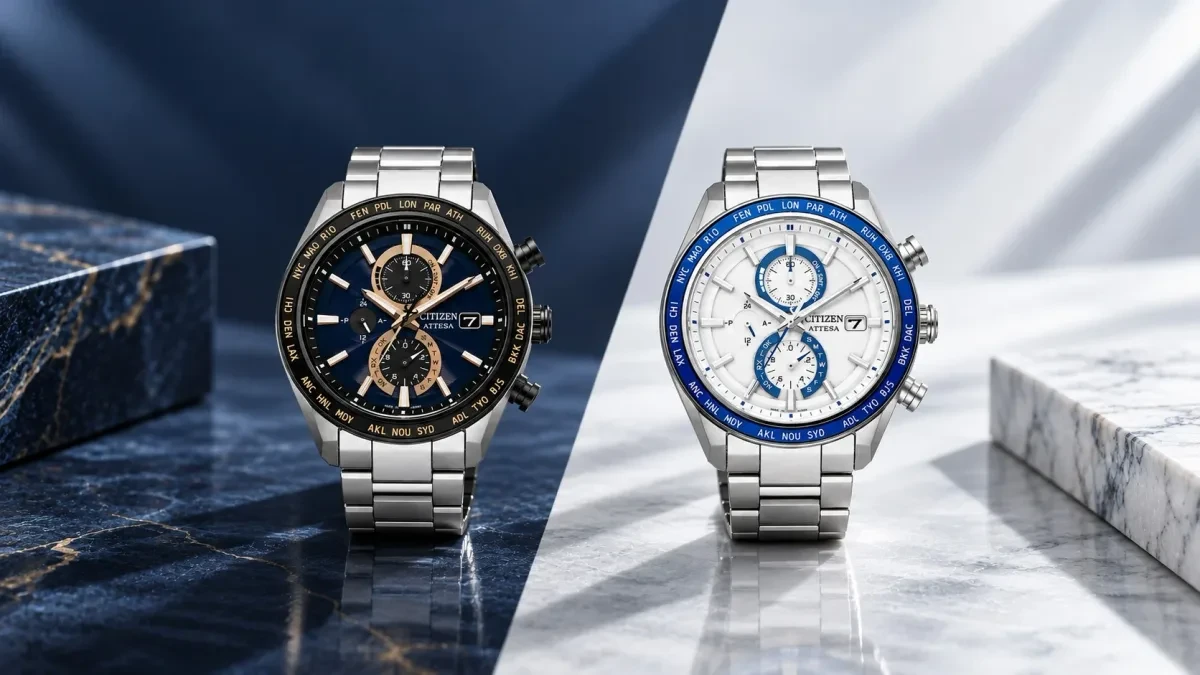 Jam tangan Citizen Attesa Super Titanium dengan pengisian Eco-Drive
