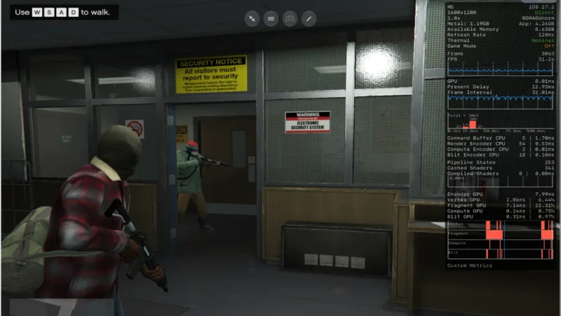 Emulator Gaming Madeira di iPhone 18 Pro Jalankan GTA V pada 720p