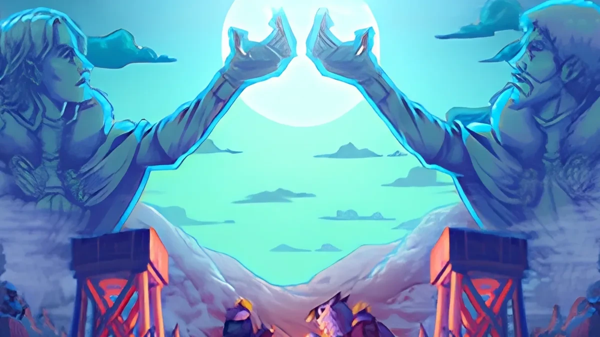 Gameplay Kingdom Two Crowns dengan tampilan piksel dan aksi menunggang kuda