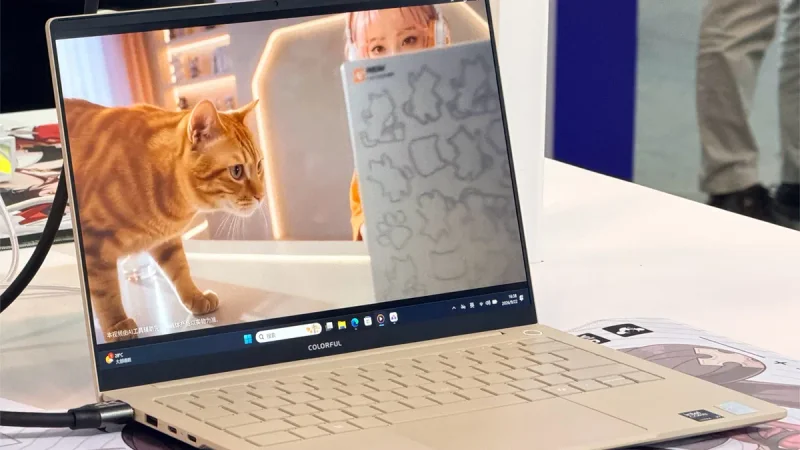 Laptop Colorful Source Air 14 Ultra Bawa OLED 120Hz dan Panther Lake