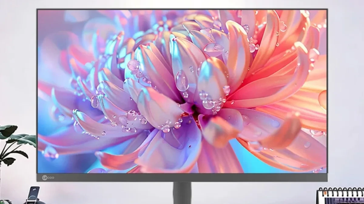 Monitor kantor Lenovo Lecoo M2460 berlayar IPS 23.8 inci Full HD 100Hz