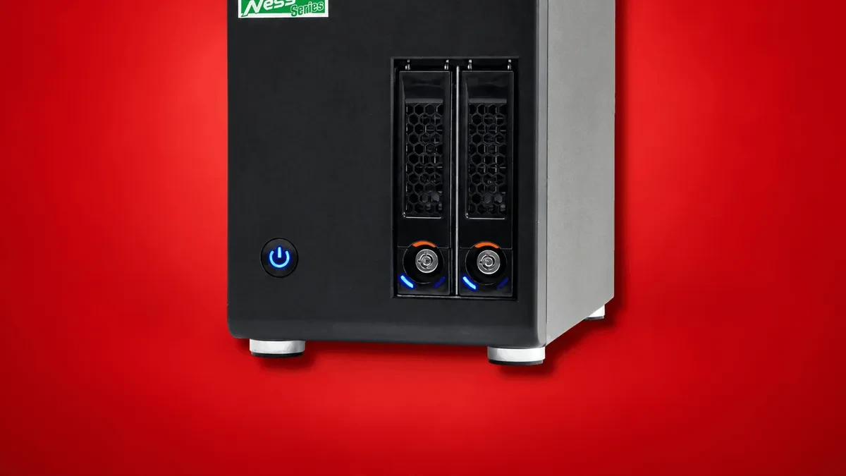 Tampak depan Newtech Ness1300 NAS desktop