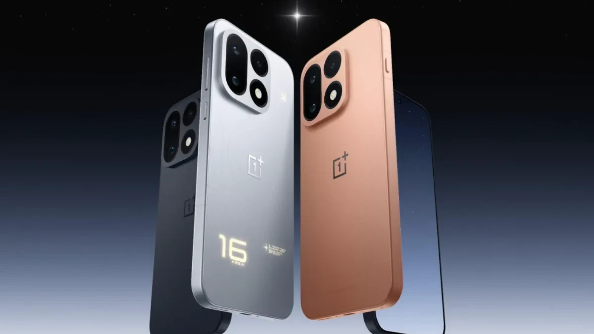 Tampilan depan OnePlus 16 dengan layar datar dan bezel tipis