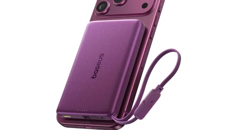 Power Bank Baseus PicoGo AM52 Bawa Qi2.2 25W untuk iPhone 18 Pro