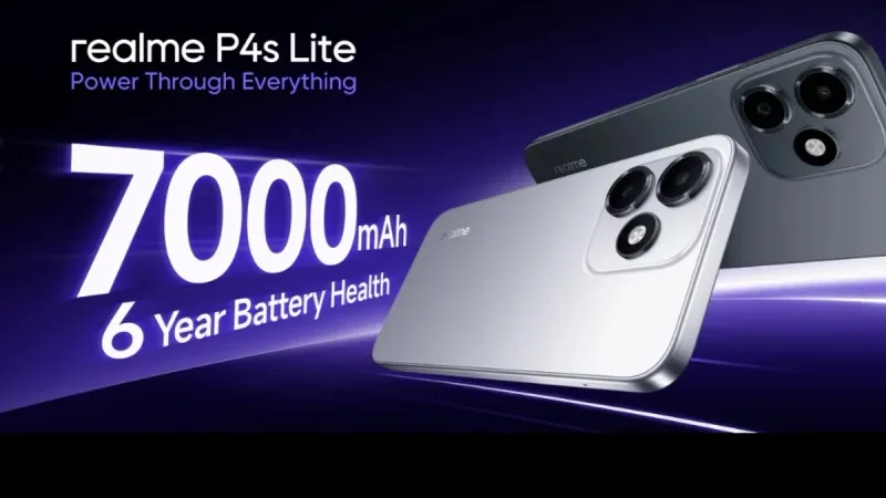 Realme P4s Lite Meluncur Bawa Baterai 7000 mAh dan Layar 120Hz