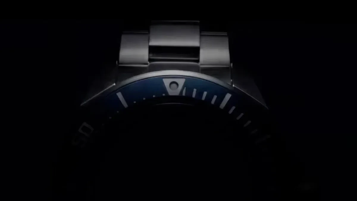 Seiko Prospex HBB006K1 Blue Tears dengan dial biru sunray dan bezel biru