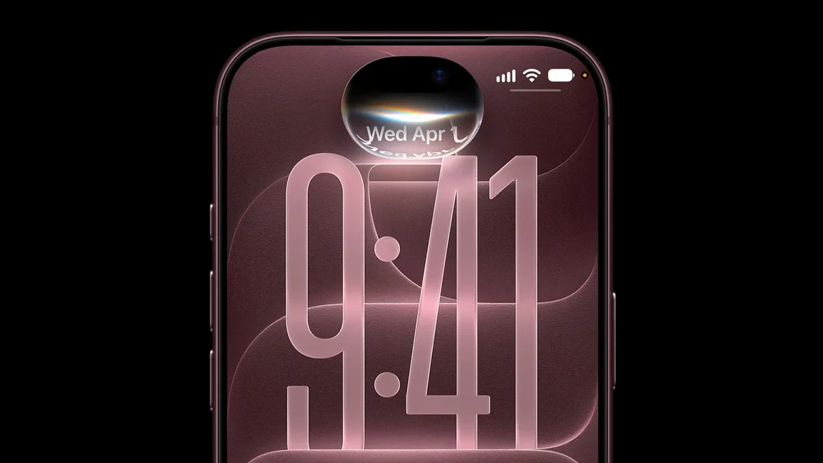 Ilustrasi Apple iPhone 18 Pro dengan panel OLED Samsung G9N