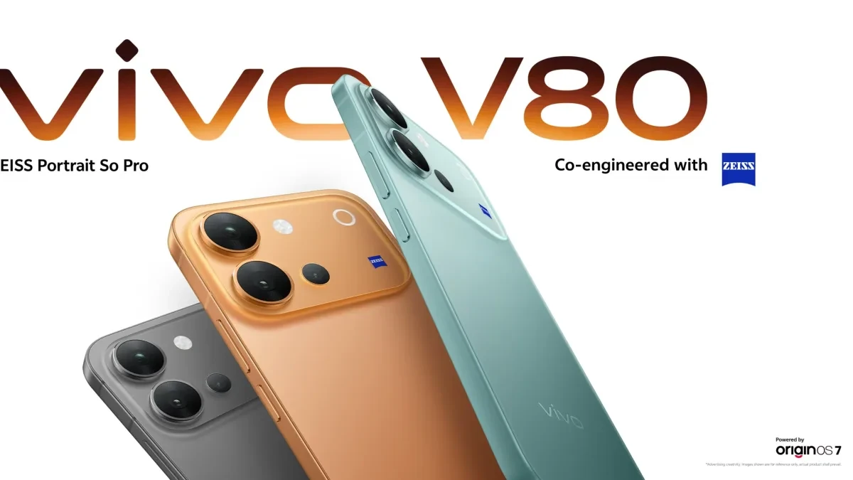 Vivo V80 dalam pilihan warna dengan layar OLED 144Hz