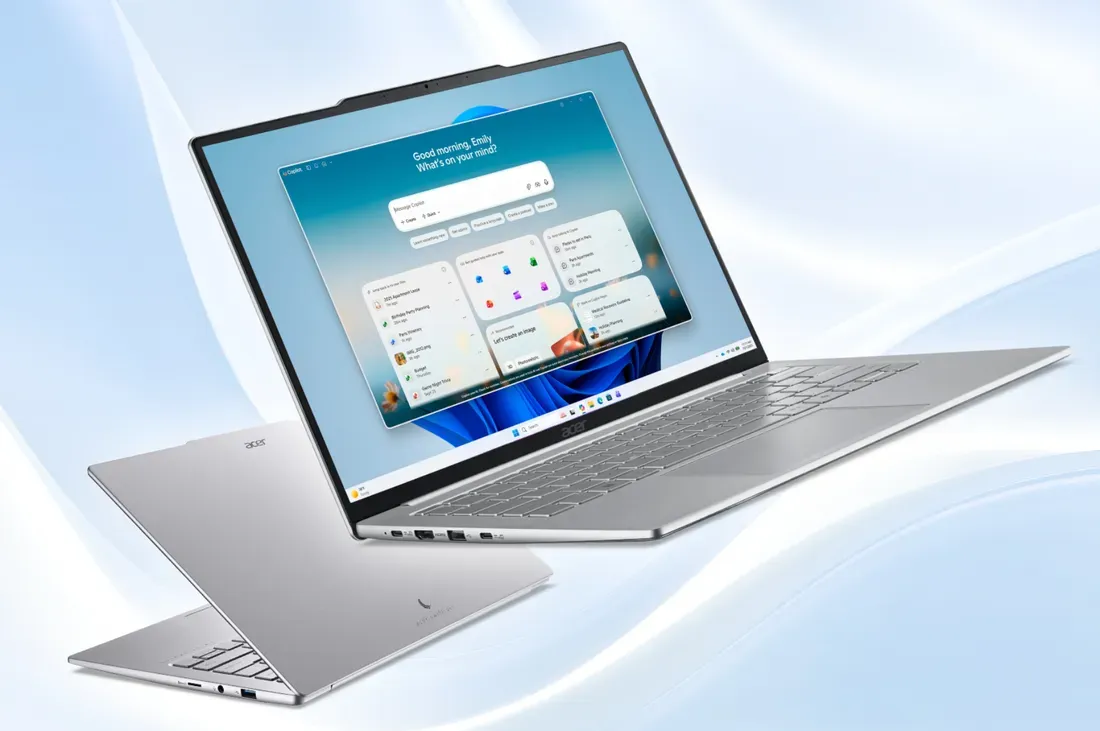 Profil bodi tipis 14.9 mm Acer Swift Air 14