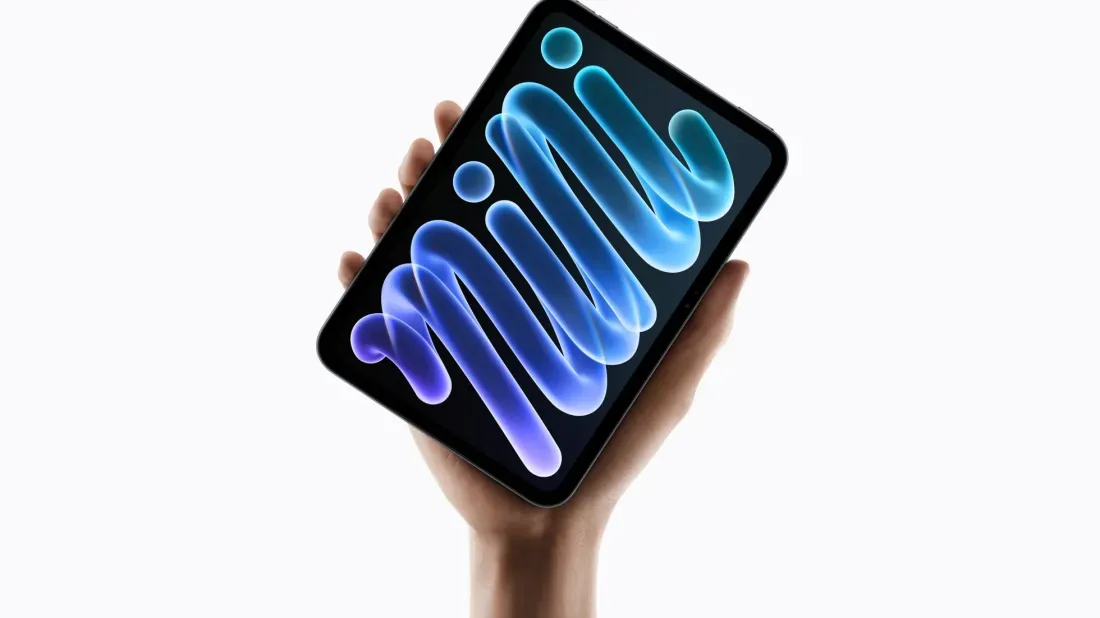 Desain bodi depan Apple iPad Mini OLED dengan bodi ramping