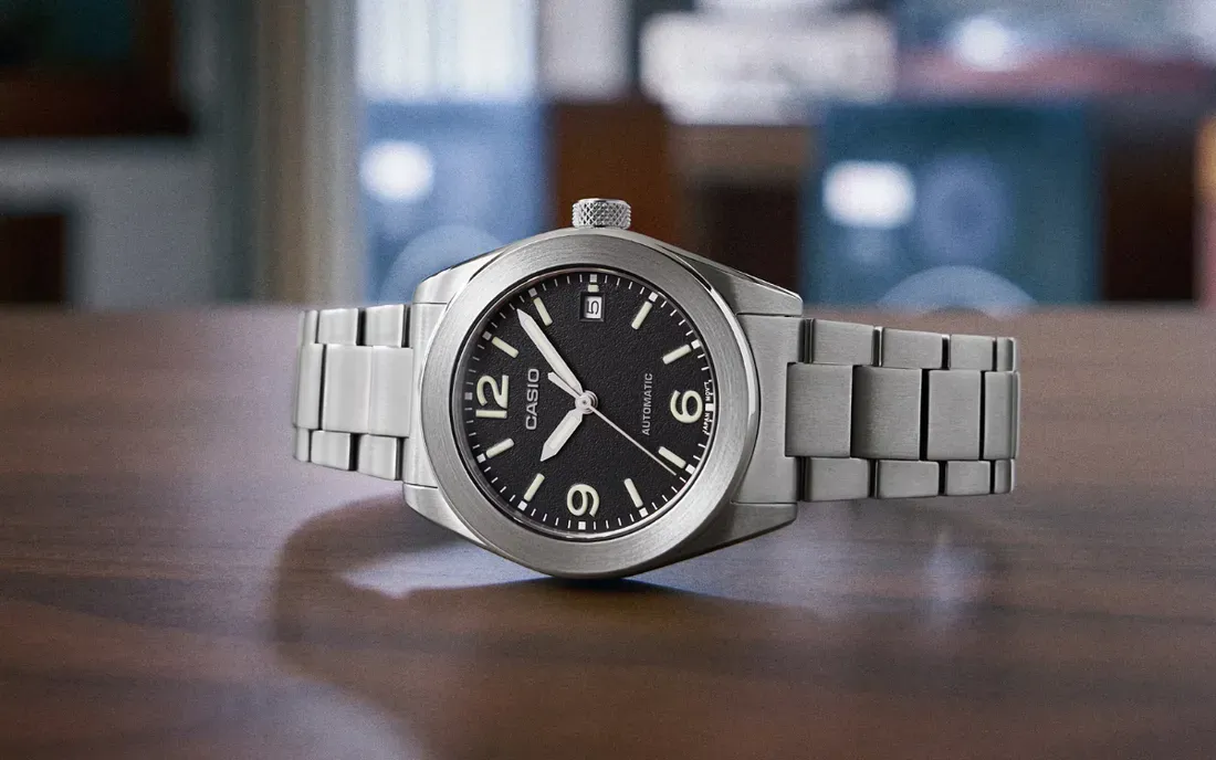 Detail casing titanium jam tangan Casio CMK100
